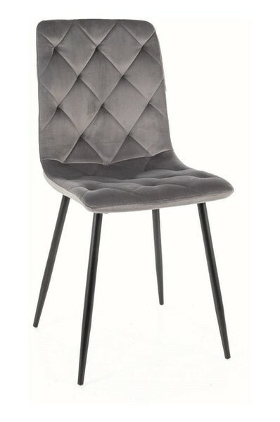 Kitchen Chair Zanzibar | size: Width: 45cm, Height: 91cm, Depth: 39cm | color: Gray | image: 0 | variant: 1003854