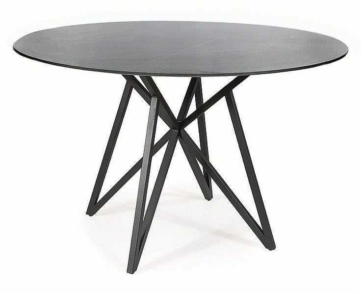 Kitchen Table Barnstaple | size: Length: 120cm, Width: 120cm, Height: 76cm, Diameter: 120cm | color: Gray | image: 0 | variant: 1004390