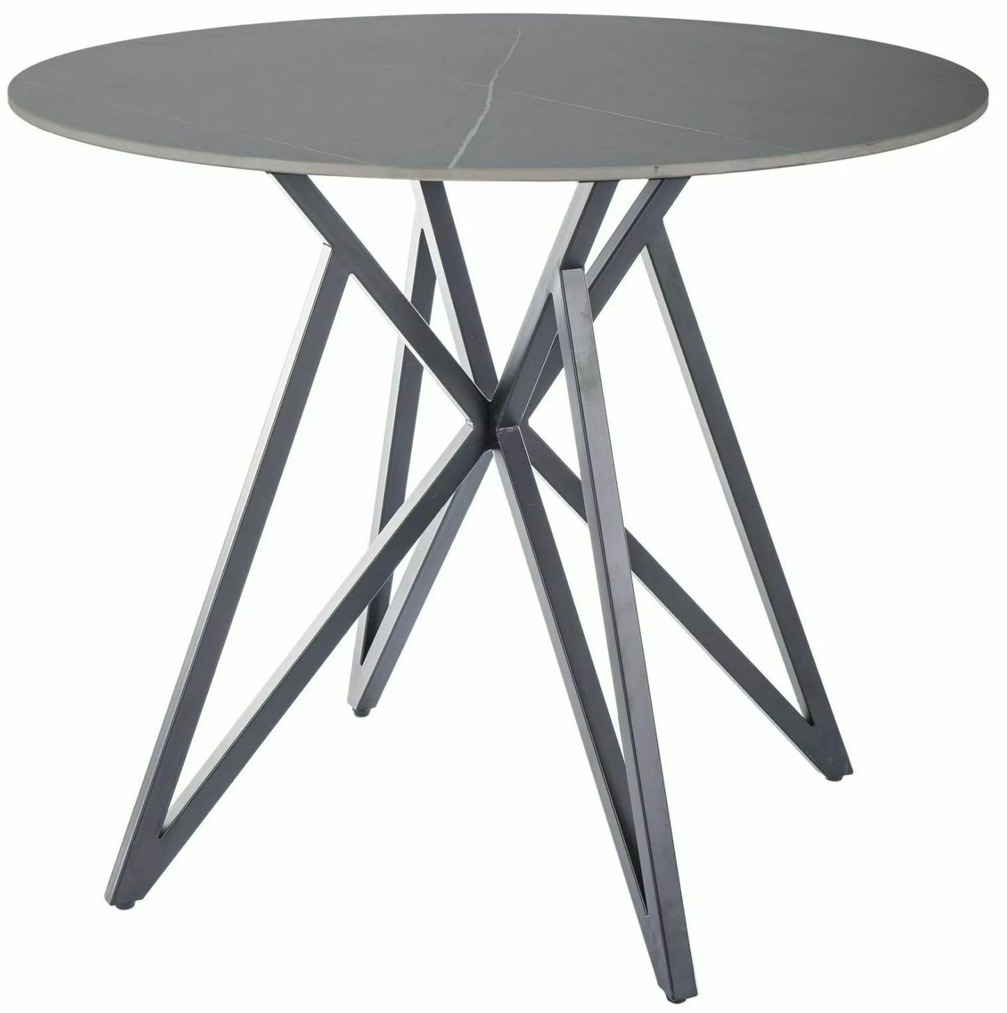 Kitchen Table Barnstaple | size: Length: 90cm, Width: 90cm, Height: 76cm, Diameter: 90cm | color: Gray | image: 0 | variant: 1004393