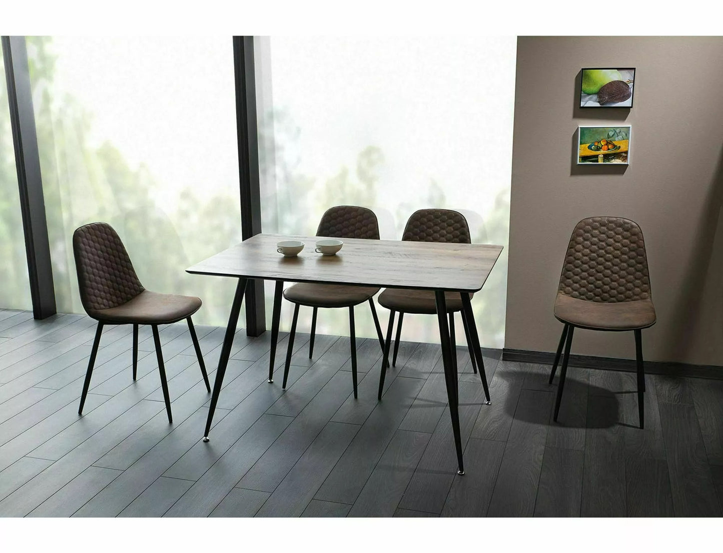 Kitchen Table Bootle | size: Length: 80cm, Width: 120cm, Height: 75cm | color: Brown | image: 1 | variant: 1004405