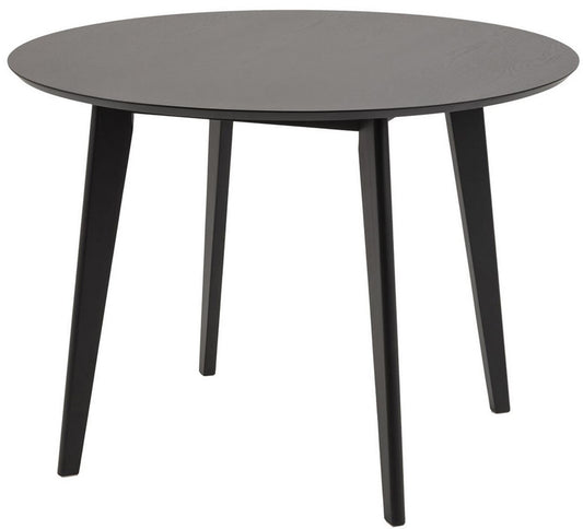 Kitchen Table Broadstairs | size: Length: 105cm, Width: 105cm, Height: 76cm, Diameter: 105cm | color: Black | image: 1 | variant: 1001545
