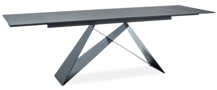 Kitchen Table Cannock | size: Length: 90cm, Width: 240cm, Height: 76cm | color: Black | image: 1 | variant: 1007679