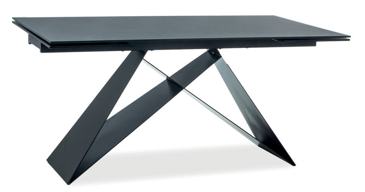 Kitchen Table Cannock | size: Length: 90cm, Width: 240cm, Height: 76cm | color: Black | image: 2 | variant: 1007679