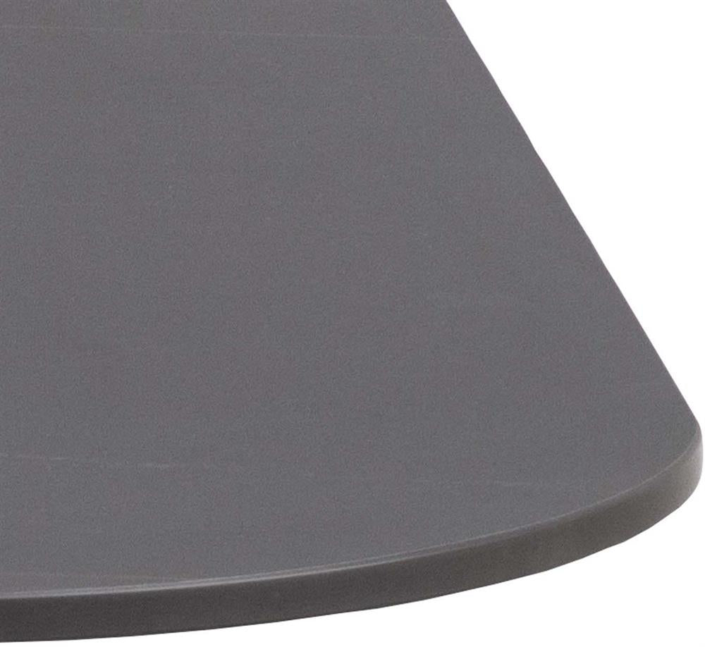 Kitchen Table Cobham | size: Length: 90cm, Width: 90cm, Height: 75cm | color: Black | image: 3 | variant: 1005980