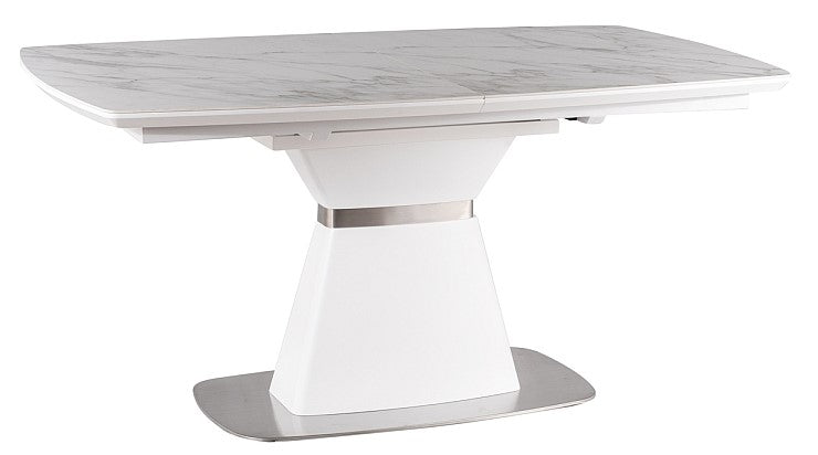 Kitchen Table Colleferro | size: Length: 90cm, Width: 210cm, Height: 76cm | color: White | image: 3 | variant: 1007675