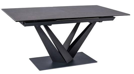 Kitchen Table East Ahmedabad | size: Length: 90cm, Width: 220cm, Height: 76cm | color: Black/Grey | image: 1 | variant: 1007904