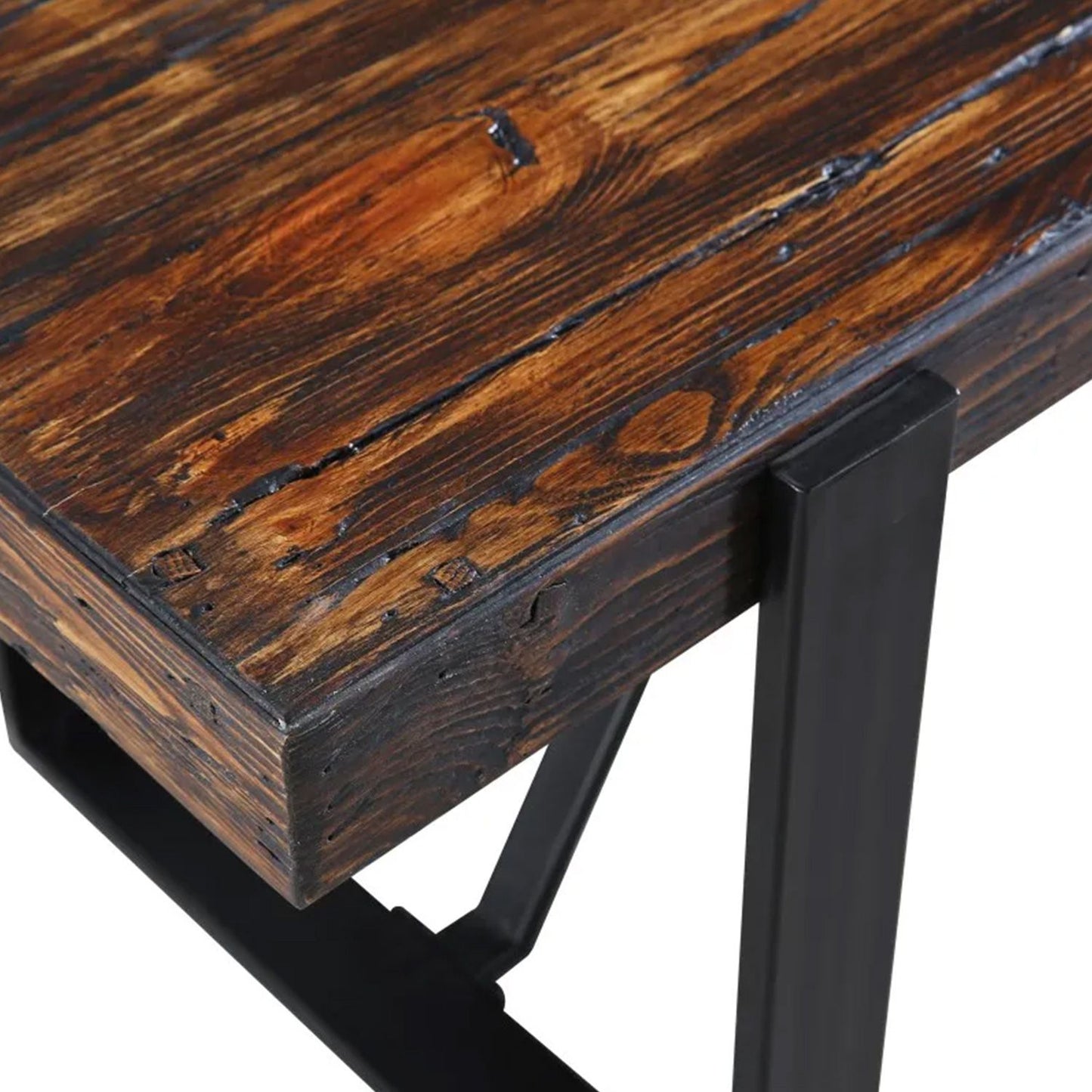 Kitchen Table East Brescia | size: Length: 88cm, Width: 180cm, Height: 76cm | color: Brown | image: 2 | variant: 1006490