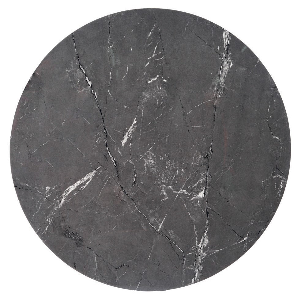 Kitchen Table East Manila | size: Length: 100cm, Width: 100cm, Height: 76cm, Diameter: 100cm | color: Black/Gold | image: 5 | variant: 1007817