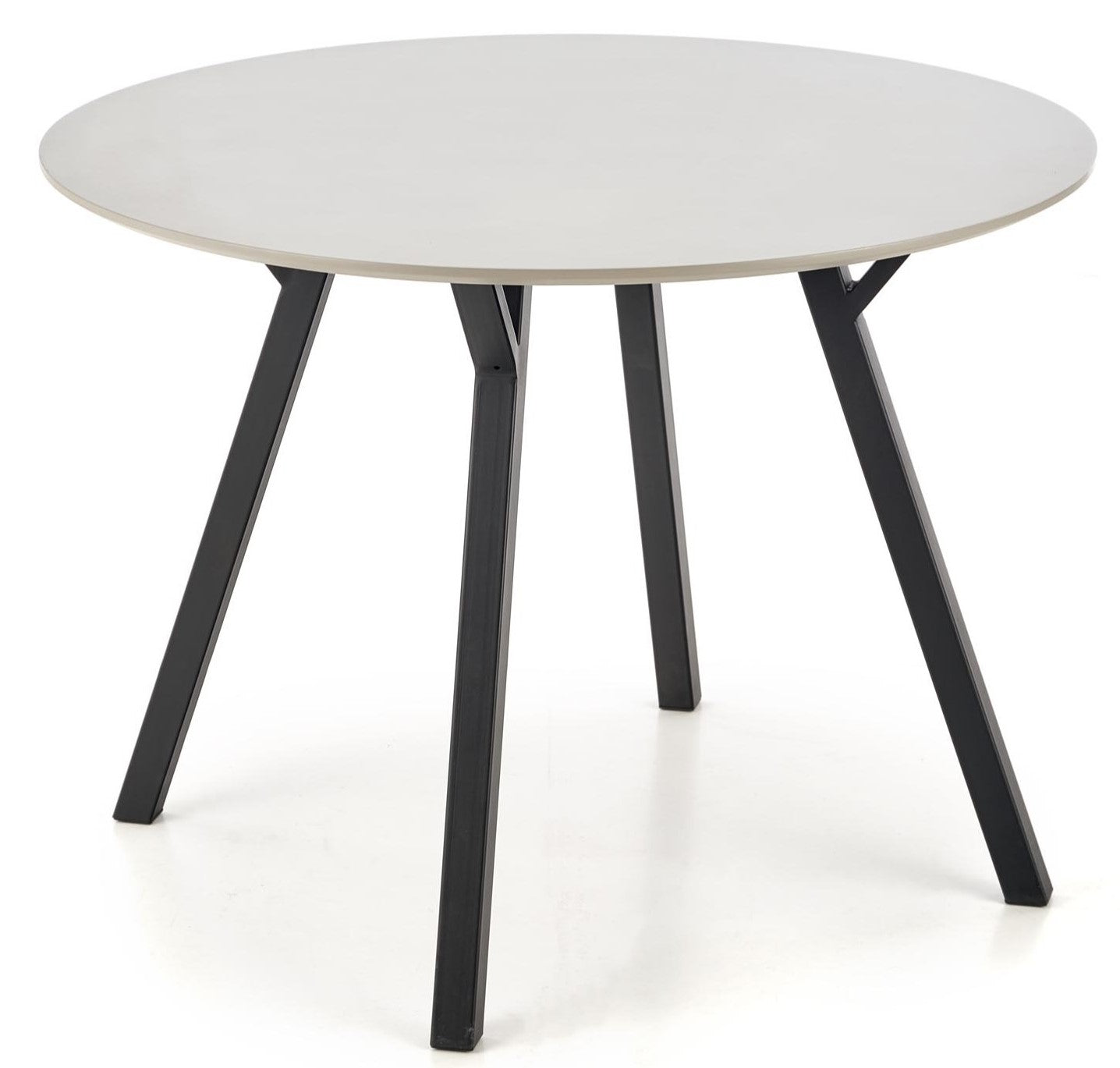 Kitchen Table East Moscow | size: Length: 100cm, Width: 100cm, Height: 74cm, Diameter: 100cm | color: Black/Grey | image: 1 | variant: 1006789