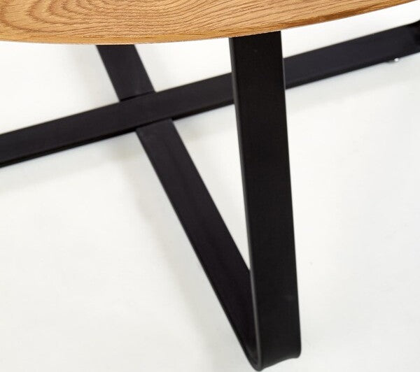 Kitchen Table East New Delhi | size: Length: 120cm, Width: 120cm, Height: 78cm, Diameter: 120cm | color: Oak | image: 4 | variant: 1006796