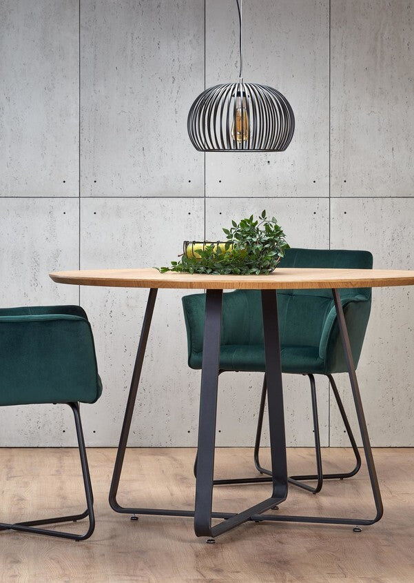 Kitchen Table East New Delhi | size: Length: 120cm, Width: 120cm, Height: 78cm, Diameter: 120cm | color: Oak | image: 7 | variant: 1006796