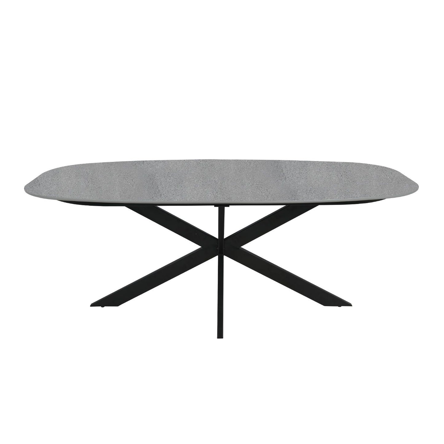 Kitchen Table East Reggio Emilia | size: Length: 100cm, Width: 200cm, Height: 76cm | color: Gray | image: 1 | variant: 1006487