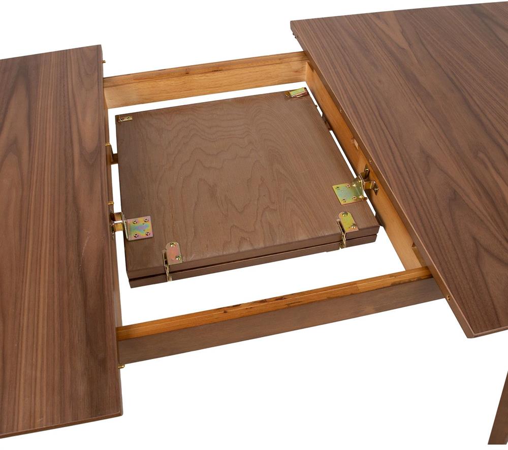Kitchen Table Jasper | size: Length: 80cm, Width: 160cm, Height: 76cm | color: Brown | image: 7 | variant: 1017621