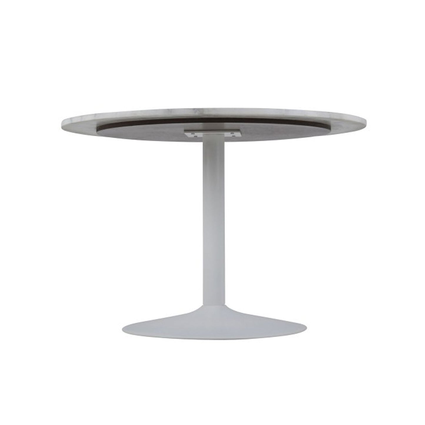 Kitchen Table Lausanne | size: Length: 110cm, Width: 110cm, Height: 75cm, Diameter: 110cm | color: White | image: 1 | variant: 1001579