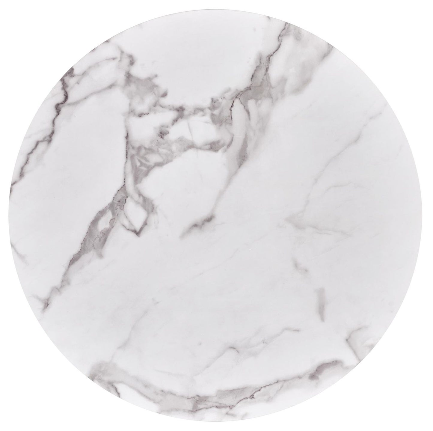 Kitchen Table Morata | size: Length: 79cm, Width: 79cm, Height: 74cm, Diameter: 79cm | color: White/Marble/Black/Gold | image: 5 | variant: 1013023