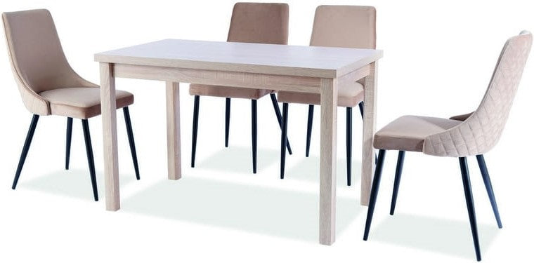 Kitchen Table Poole | size: Length: 65cm, Width: 90cm, Height: 75cm | color: Oak | image: 2 | variant: 1004296