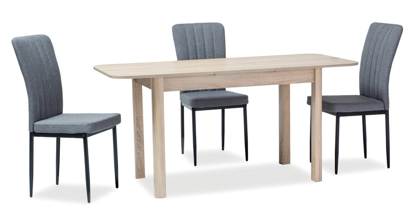 Kitchen Table Preston | size: Length: 65cm, Width: 140cm, Height: 75cm | color: Oak | image: 3 | variant: 1004303