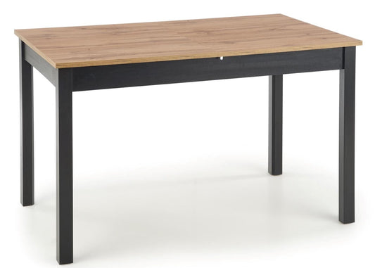 Kitchen Table San Francisco | size: Length: 74cm, Width: 168cm, Height: 75cm | color: Black/Oak | image: 1 | variant: 1007192