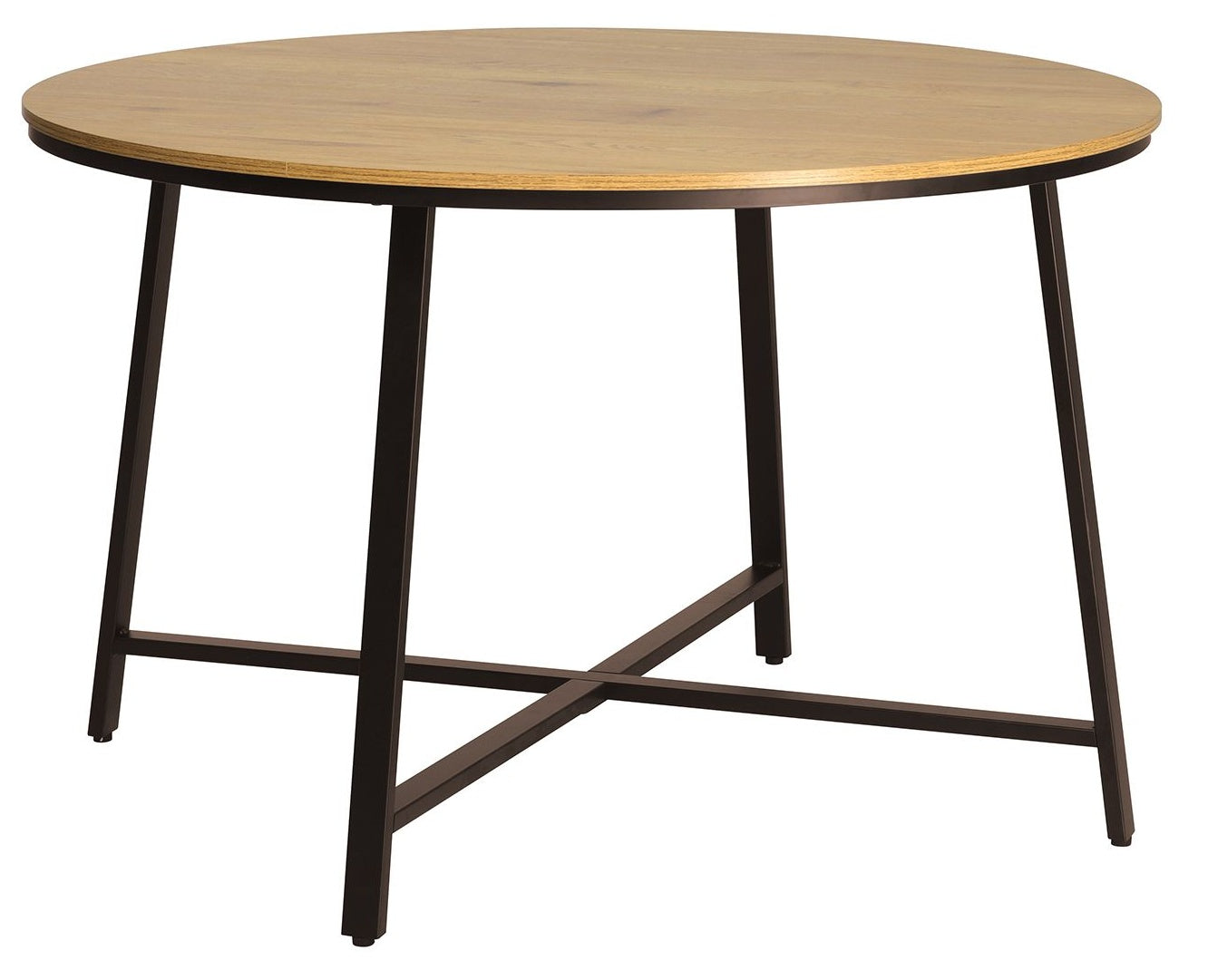 Kitchen Table Sancia | size: Length: 120cm, Width: 120cm, Height: 76cm, Diameter: 120cm | color: Oak | image: 0 | variant: 1017874