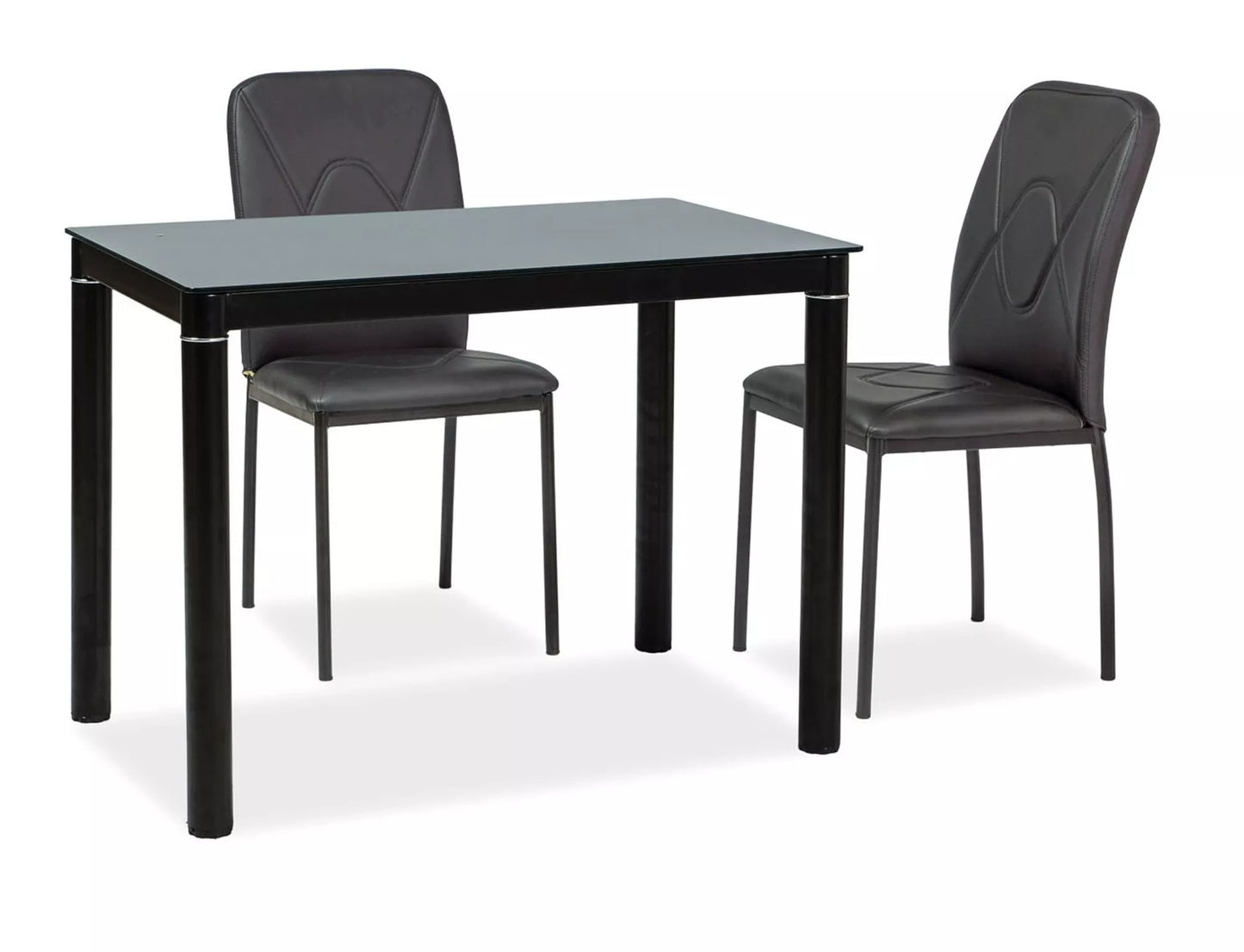 Kitchen Table Solihull | size: Length: 60cm, Width: 100cm, Height: 75cm | color: Black | image: 1 | variant: 1004334