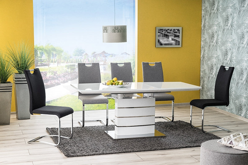 Kitchen Table Southend | size: Length: 80cm, Width: 180cm, Height: 76cm | color: White | image: 2 | variant: 1004344