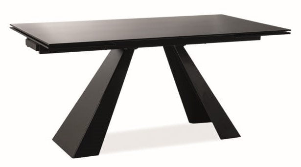 Kitchen Table St Helens | size: Length: 90cm, Width: 240cm, Height: 76cm | color: Matte/Black | image: 2 | variant: 1004347