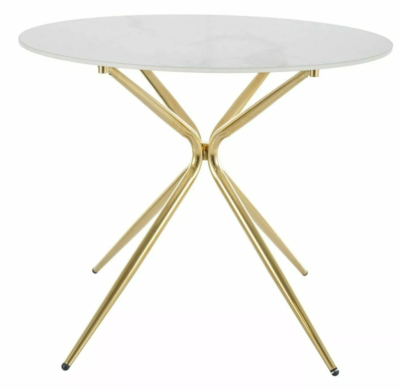 Kitchen Table Tel Aviv | size: Length: 90cm, Width: 90cm, Height: 75cm, Diameter: 90cm | color: White | image: 0 | variant: 1007956