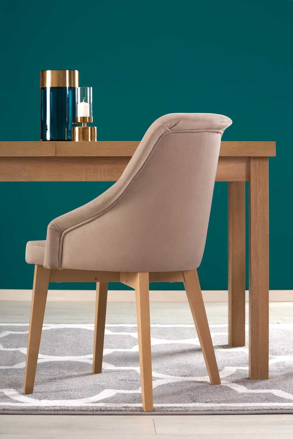 Kitchen Table Tiago 2 | size: Length: 80cm, Width: 220cm, Height: 79cm | color: Oak | image: 5 | variant: 1006409
