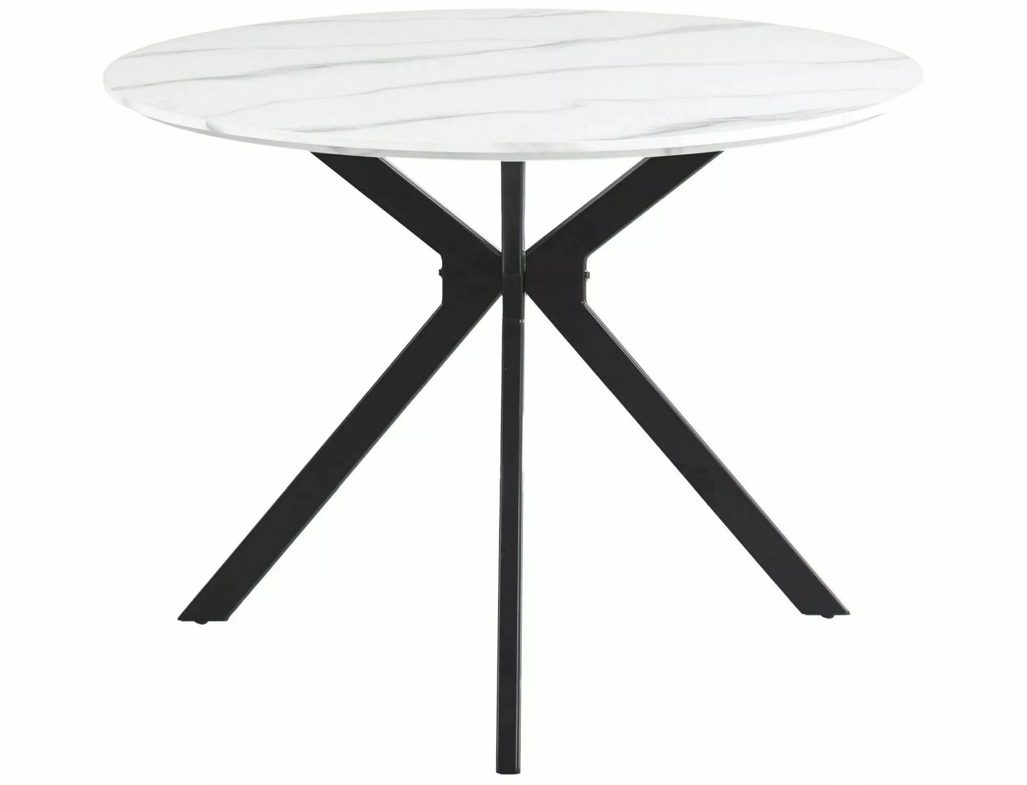 Kitchen Table Torquay | size: Length: 100cm, Width: 100cm, Height: 76cm, Diameter: 100cm | color: White | image: 1 | variant: 1004357