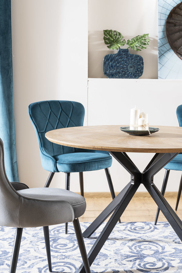Kitchen Table Torquay | size: Length: 120cm, Width: 120cm, Height: 76cm, Diameter: 120cm | color: Oak | image: 4 | variant: 1004361