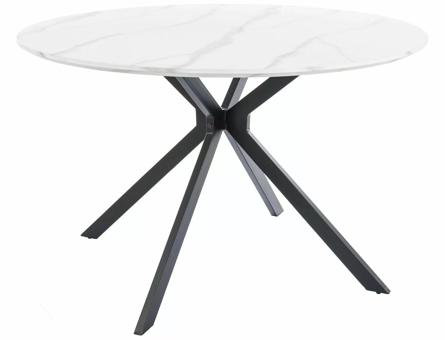 Kitchen Table Torquay | size: Length: 120cm, Width: 120cm, Height: 76cm, Diameter: 120cm | color: White | image: 2 | variant: 1004362