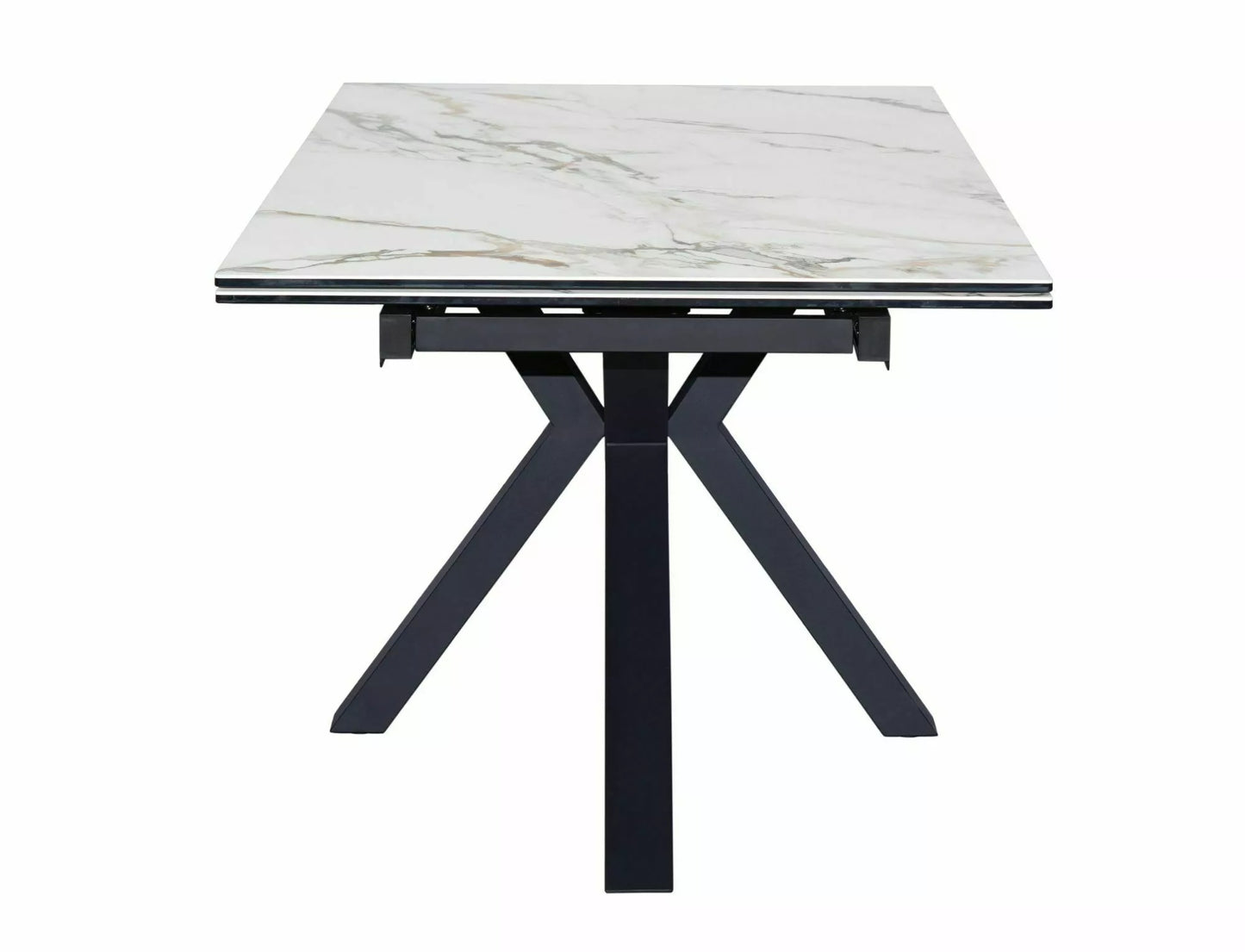 Kitchen Table West Dakar | size: Length: 90cm, Width: 240cm, Height: 76cm | color: White | image: 2 | variant: 1007959