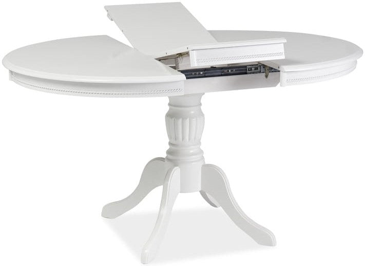 Kitchen Table West Deal | size: Length: 106cm, Width: 141cm, Height: 76cm, Diameter: 106cm | color: White | image: 3 | variant: 1007773
