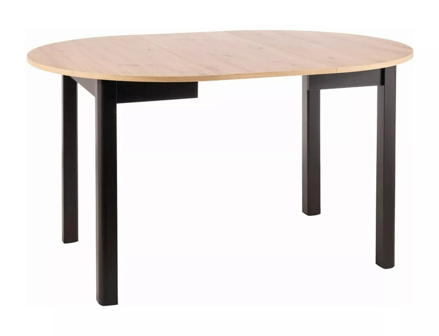 Kitchen Table West Delhi | size: Length: 102cm, Width: 144cm, Height: 75cm, Diameter: 102cm | color: Oak | image: 1 | variant: 1007962