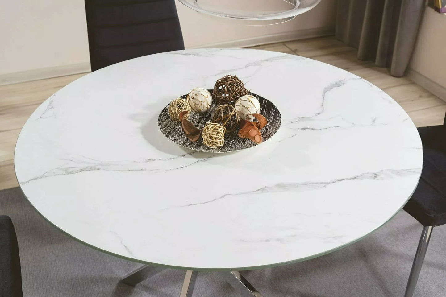 Kitchen Table West Gijon | size: Length: 90cm, Width: 90cm, Height: 71cm, Diameter: 90cm | color: White | image: 2 | variant: 1007948