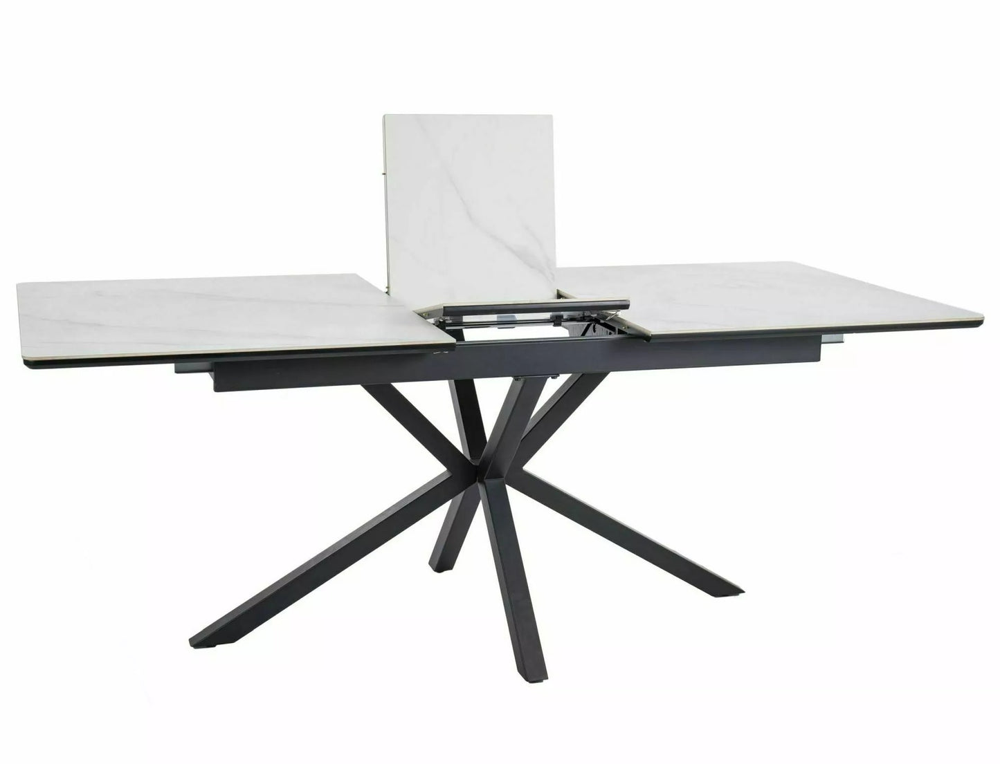 Kitchen Table Worthing | size: Length: 90cm, Width: 200cm, Height: 75cm | color: White | image: 3 | variant: 1004378