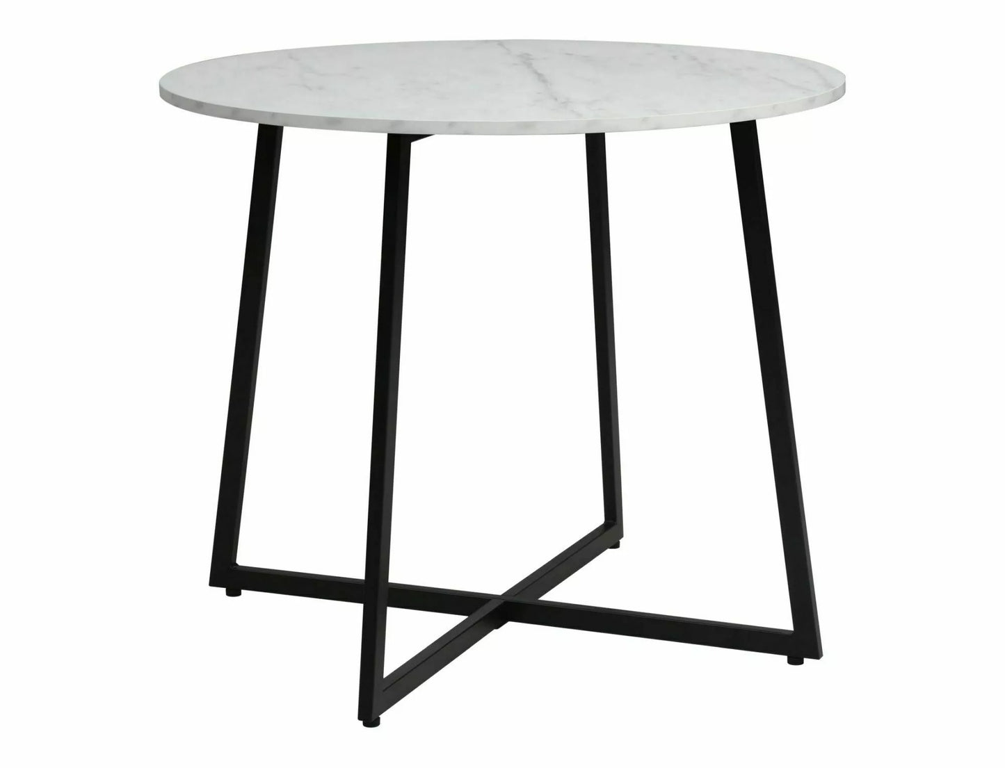 Kitchen Table Yeovil | size: Length: 90cm, Width: 90cm, Height: 76cm, Diameter: 90cm | color: White | image: 1 | variant: 1004382