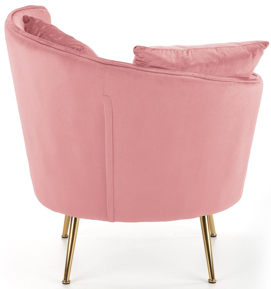 Lounge Chair Almond | size: Width: 90cm, Height: 87cm, Depth: 90cm | color: Pink | image: 5 | variant: 1004570
