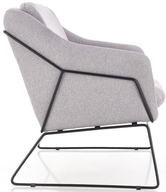 Lounge Chair East Brisbane | size: Width: 125cm, Height: 83cm, Depth: 77cm | color: Gray | image: 3 | variant: 1006705