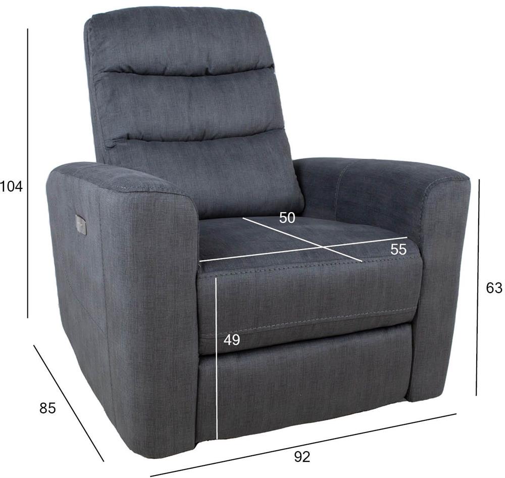 Lounge Chair East Daugavpils | size: Width: 92cm, Height: 104cm, Depth: 85cm | color: Gray | image: 9 | variant: 1005963