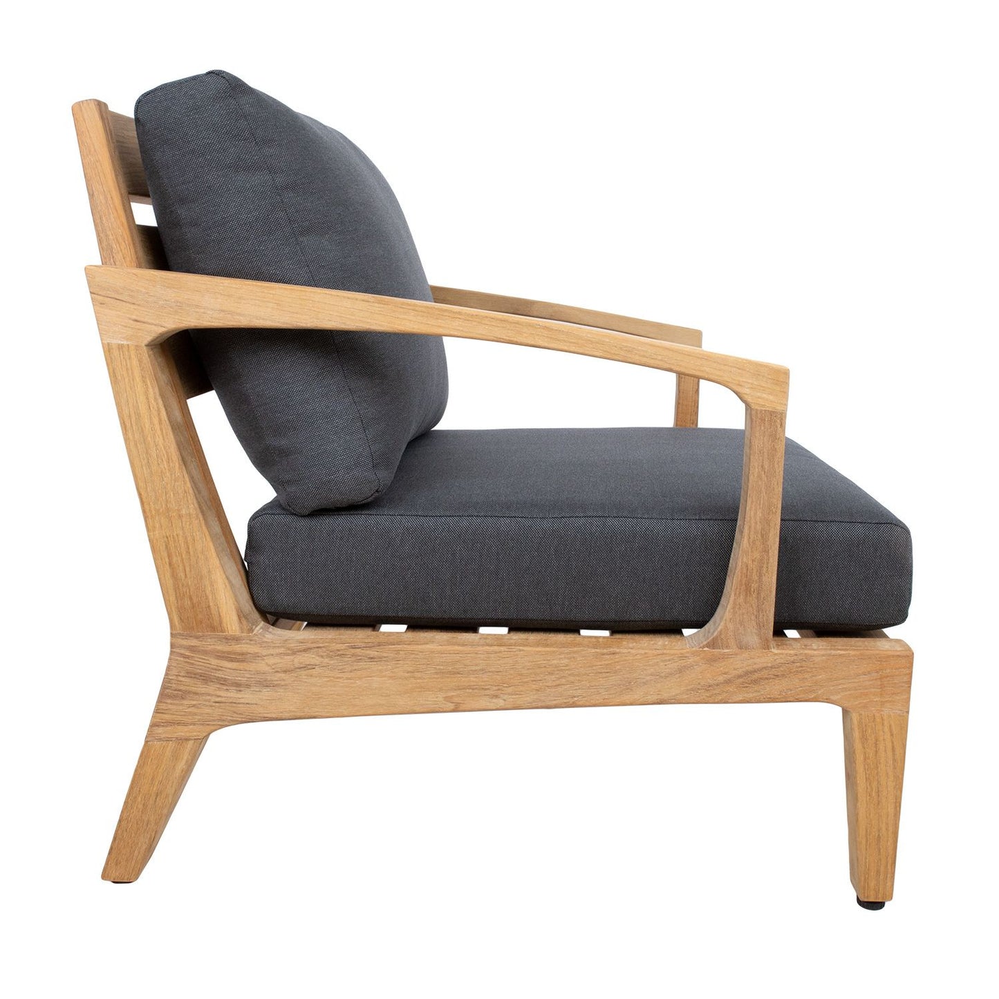 Lounge Chair Fredrikstad | size: Width: 75cm, Height: 80cm, Depth: 90cm | color: Brown/Grey | image: 2 | variant: 1006469