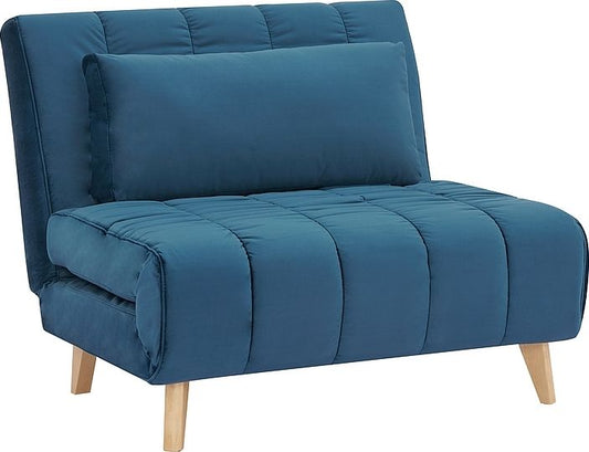 Lounge Chair Kirkcaldy | size: Width: 103cm, Height: 82cm, Depth: 94cm | color: Blue | image: 1 | variant: 1004273