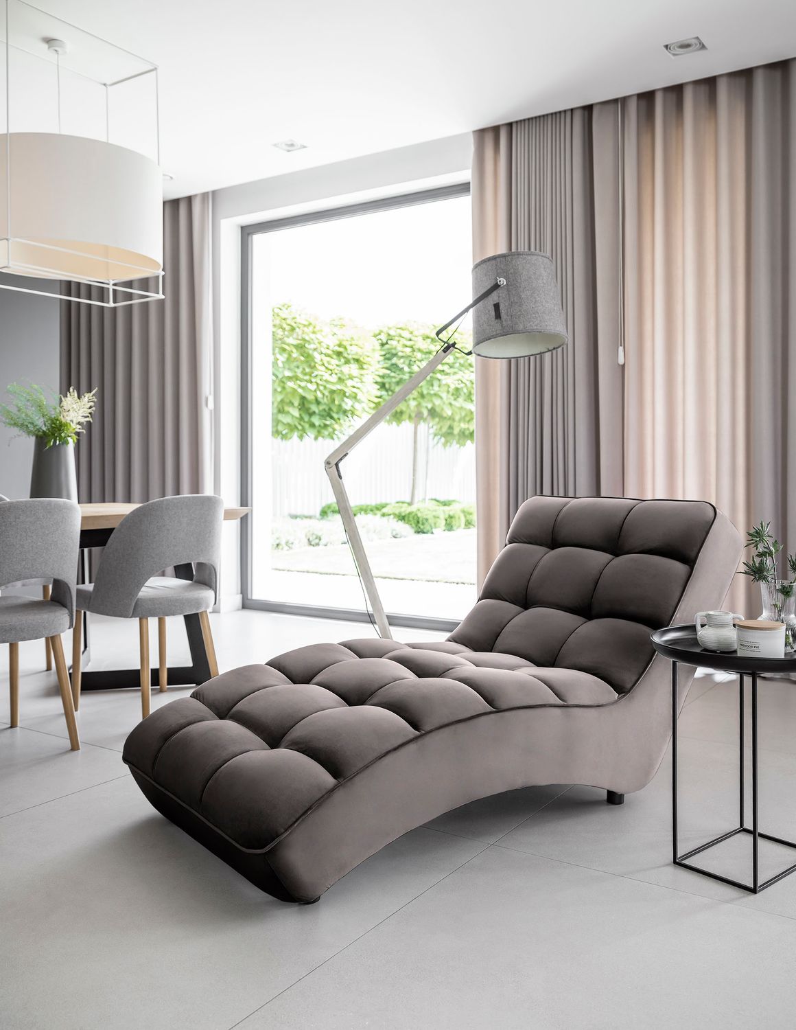 Lounge Chair Loren | size: Width: 85cm, Height: 85cm, Depth: 170cm | color: Riviera | image: 1 | variant: 1004419