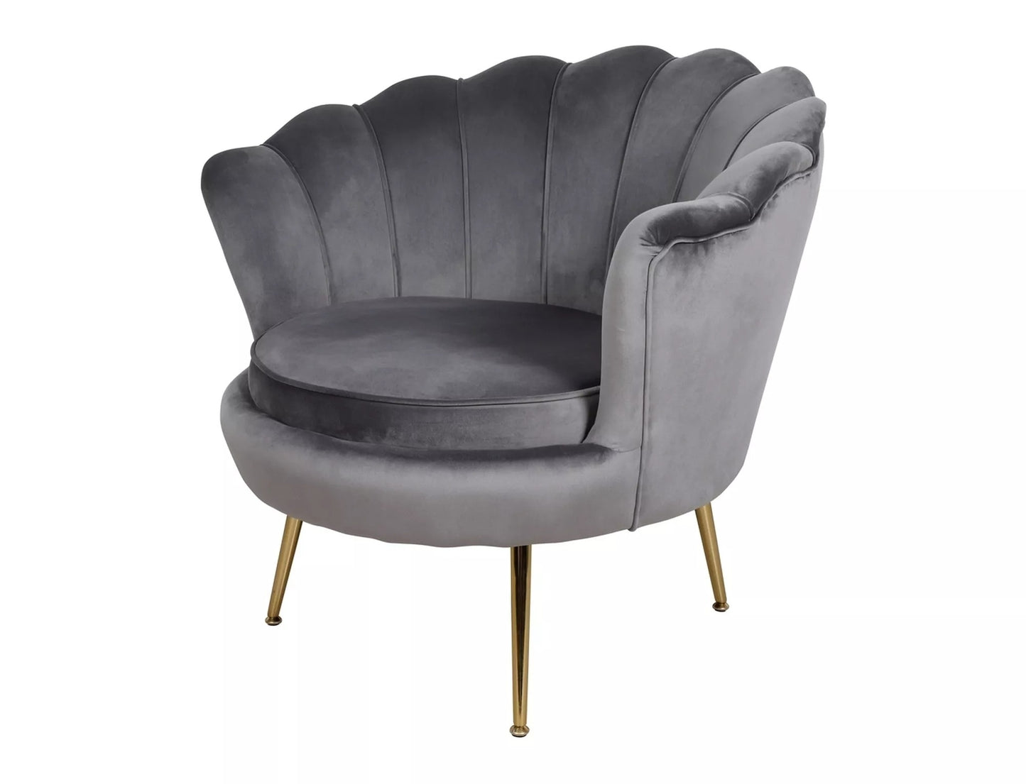 Lounge Chair Newcastle | size: Width: 81cm, Height: 77cm, Depth: 76cm | color: Gray | image: 2 | variant: 1004022