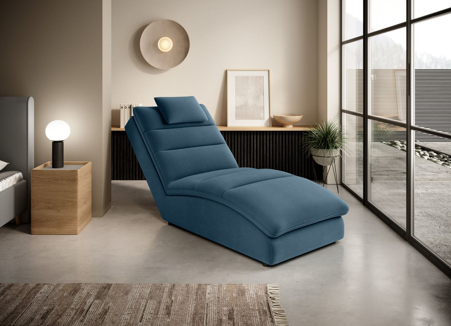 Lounge Chair Taco | size: Width: 85cm, Height: 92cm, Depth: 170cm | color: Savoi | image: 1 | variant: 1004509