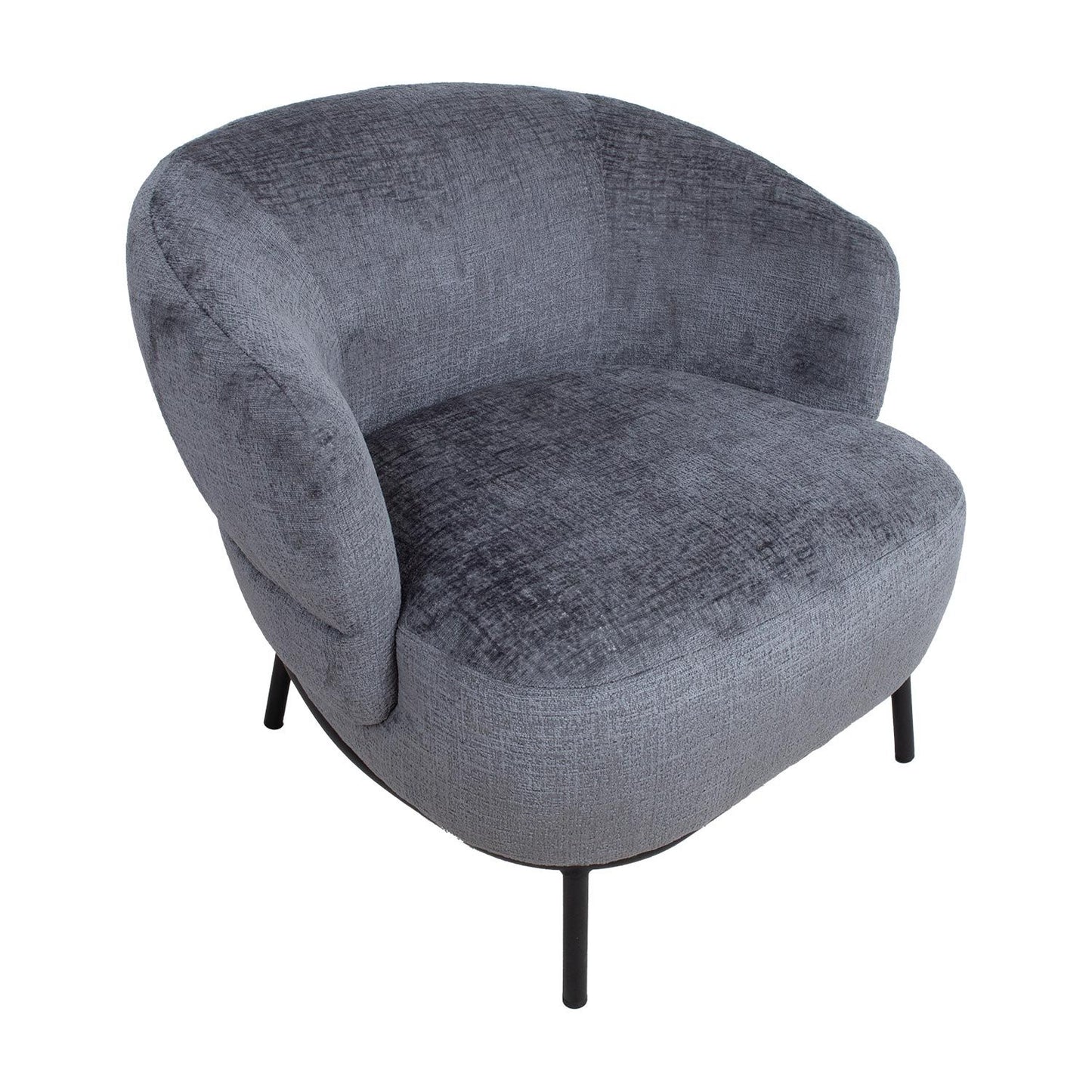Lounge Chair Truro | size: Width: 84cm, Height: 75cm, Depth: 84cm | color: Gray | image: 4 | variant: 1000984