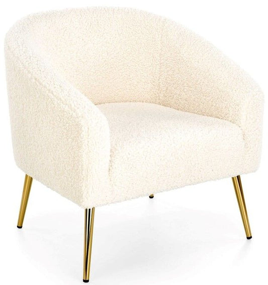 Lounge Chair West Oxted | size: Width: 77cm, Height: 78cm, Depth: 67cm | color: White | image: 1 | variant: 1007242