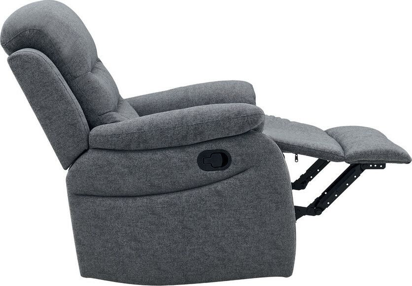 Lounge Chair West Sassari | size: Width: 72cm, Height: 101cm, Depth: 80cm | color: Gray | image: 2 | variant: 1007822