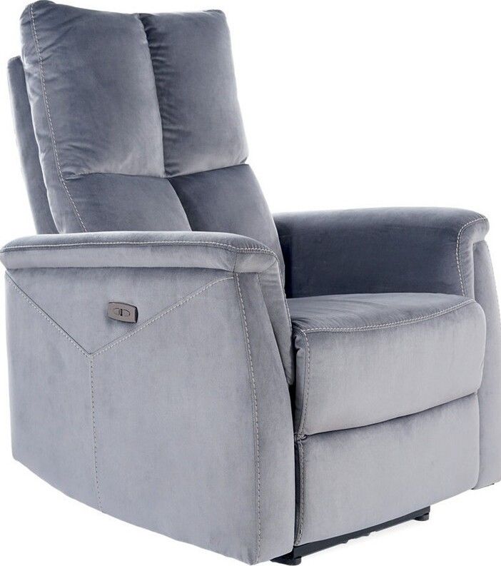 Lounge Chair Wolverhampton | size: Width: 76cm, Height: 96cm, Depth: 94cm | color: Gray | image: 1 | variant: 1004098
