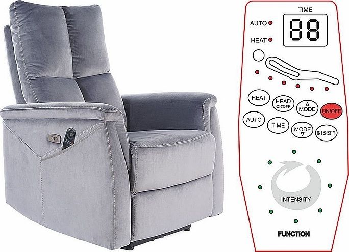 Lounge Chair Wolverhampton | size: Width: 76cm, Height: 96cm, Depth: 94cm | color: Gray | image: 5 | variant: 1004095
